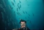 Sean Diving in the Maldives